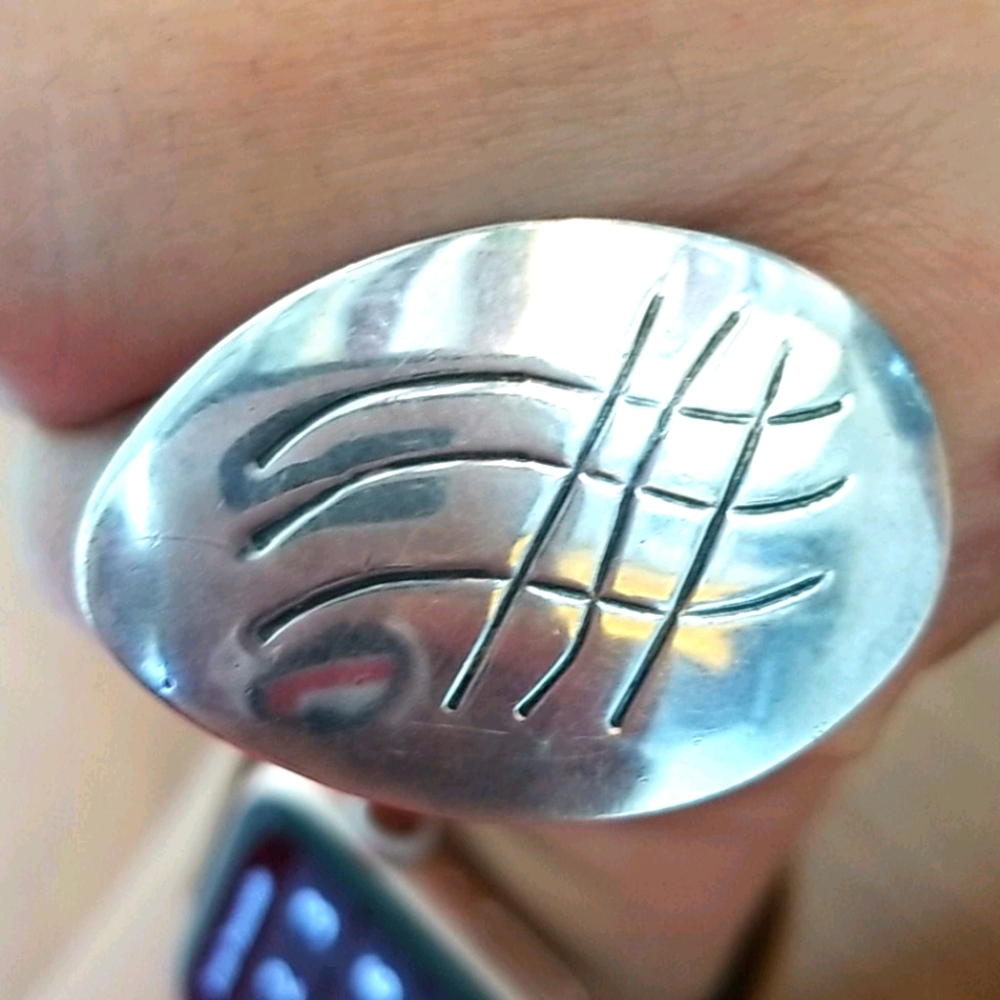 925 Plain Siver Ring.